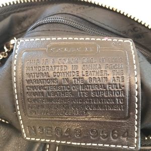 Black Coach Small Handbag